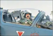  ?? IAF ?? IAF chief Air Chief Marshal RKS Bhadauria flies a Mirage 2000 from a premier airbase in Madhya Pradesh’s Gwalior.