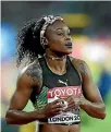  ??  ?? Elaine Thompson of Jamaica should romp to wins in the women’s 100m and 200m on the track.