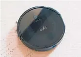  ??  ?? Eufy Robovac 11S Max, another self-charging robot vacuum, costs $190.