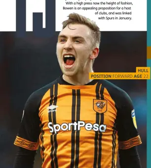  ??  ?? HULL POSITION FORWARD AGE 22