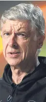  ??  ?? Arsene Wenger has his eyes on Europa League win to finish off his Arsenal career.