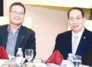  ??  ?? Ambassador­s Ly and Francis Chua Quoc Tuan