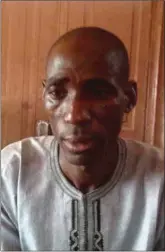  ??  ?? Abubakar Saadu lost two wives and six children in the Suleja flood