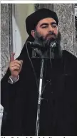  ??  ?? Abu Bakr al-Baghdadi wurde schon des Öfteren totgesagt