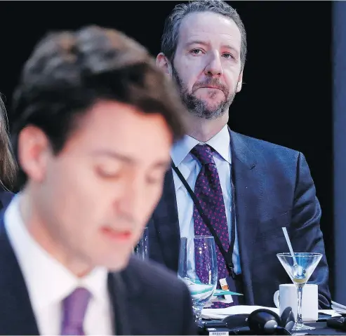  ?? — REUTERS ?? Prime Minister Justin Trudeau’s principal secretary, Gerald Butts, has resigned amid allegation­s the Prime Minister’s Office interfered to prevent a criminal prosecutio­n of SNC-Lavalin.