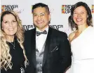 ?? WOOD’S HOMES ?? Wood’s Homes Foundation chair Kata Acheson with Never Give Up Gala co-chairs Eric Perez and Shannon Glover.