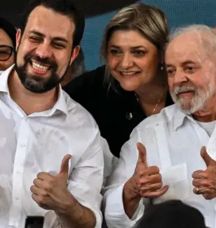  ?? ?? ESPERANÇA Boulos conta com a entrada de fato de Lula na sua campanha em São Paulo: a máquina federal a seu favor