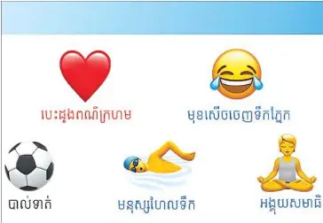 Hearts, sampeahs and sad faces on local top-emoji list | The Phnom Penh ...