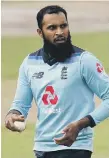  ??  ?? England’s Adil Rashid.