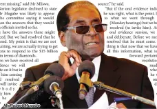  ??  ?? Mr Robert Mugabe