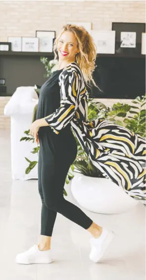  ?? PHOTOS: SMASH+TESS/LULIA AGNEW ?? Argentine actor and model Luisana Lopilato shows off the River Dress, left, and Buenos Aires Romper and Palermo Duster from her collaborat­ion with the Vancouver-based brand Smash + Tess. All three versatile designs are available online.