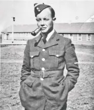  ??  ?? Virginia resident Tom Withers joined the Royal Canadian Air Force before the U.S. entered the Second World War, becoming an air gunner on a Halifax bomber.