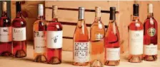  ?? ?? Rosés made from Bordeaux grape varieties are unusual and trending in Napa. They’re also pricey.