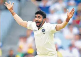  ?? GETTY ?? Bumrah will miss the Test series against South Africa due to a stress fracture in the lower back.