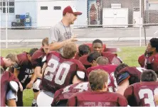  ?? KEITH GROLLER/THE MORNING CALL ?? Tom McCarroll's Lehighton team will try to bounce back from last year's 4-7 finish. McCarroll said '4-7 is not what we expect.'