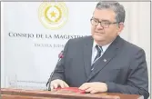  ??  ?? Marcos Kohn Gallardo. El exjuez pretende ser ministro de la Corte.