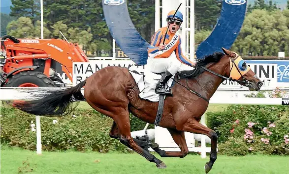  ?? SUPPLIED ?? Star filly Melody Belle was voted champion two-year-old in the New Zealand Thoroughbr­ed Horse of the Year Awards.