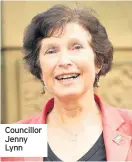  ??  ?? Councillor Jenny Lynn