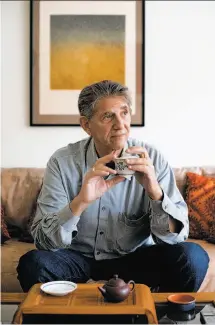  ?? Photos by Craig Hudson / The Chronicle ?? Peter Coyote recently moved into a quiet apartment in Marin County and is on his way to becoming a Zen master.