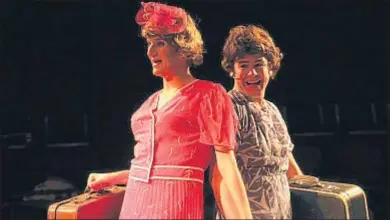  ?? ARCHIVO ?? Xavi Duch e Ivan Labanda en una escena de Sugar, que se representa en el teatro Gaudí