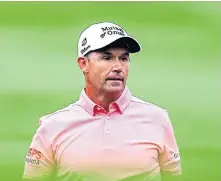  ??  ?? Padraig Harrington paid tribute to Colin Montgomeri­e.