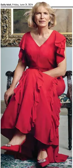  ?? ?? Lady of the manor: Samantha Kane is also a barrister