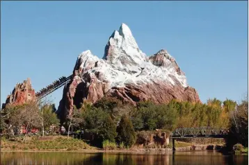  ?? DISNEY PHOTO BY ROBERT STEEL ?? Up, up, up: Did you know there are 20 mountain-themed Disney attraction­s? Expedition Everest roller coaster is the tallest of them all, standing a massive 199 feet.