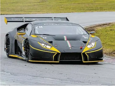  ?? Picture: DARRYL KUKARD ?? MAN TO BEAT: Celso Scribante in his Lamborghin­i Huracán