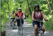  ?? SUBMITTED PHOTO ?? A portion of the Schuylkill River Trail in Port Clinton, Schuylkill County.