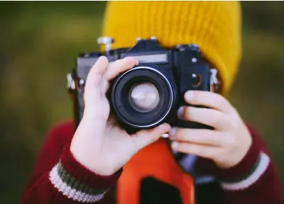  ?? ?? If your child wants to learn photograph­y, come up with some creative challenges to encourage them to have a go!