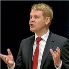  ??  ?? Education Minister Chris Hipkins said the Government was not rushing to make decisions.