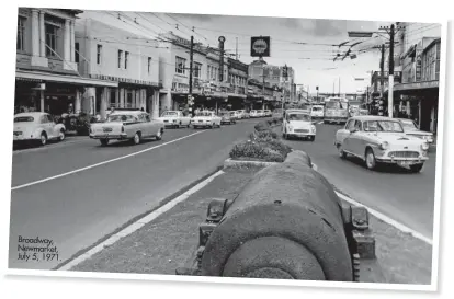  ??  ?? Broadway, Newmarket, July 5, 1971.