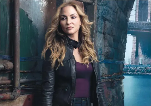  ??  ?? Drea de Matteo as seen in “Shades of Blue”