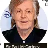  ?? ?? Sir Paul McCartney appeared on one of Tim’s listening parties