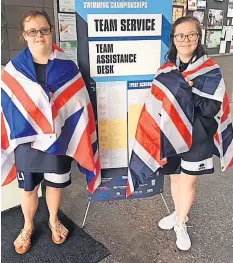  ?? ?? Ayrshire’s pride Laura and Cerys have represente­d Team GB with distinctio­n over the years