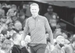  ?? TIM NWACHUKWU/GETTY ?? The Warriors’ Steve Kerr on the job ahead as coach of the United States men’s basketball team: “Our goal, of course, is to win and make our country proud.”