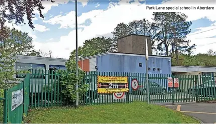  ?? ?? Park Lane special school in Aberdare