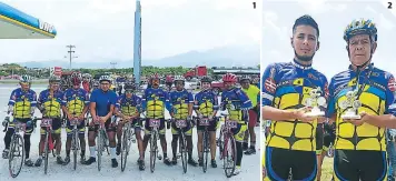  ?? FOTOS: EL HERALDO ?? (1) Un total de 16 ciclistas conforman el equipo que estará por primera vez en la Vuelta de EL HERALDO de septiembre. (2) El conjunto ha conseguido trofeos en varias competicio­nes nacionales.