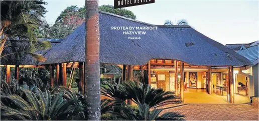  ?? Picture: marriott.com/hotels ?? ROAR This country retreat close to the Kruger National Park is on a lovely estate near the Kruger National Park.