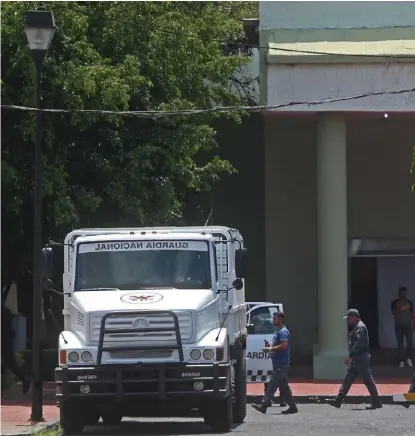  ?? FERNANDO CARRANZA ?? Hasta el momento se han enviado al estado más de 2 mil 500 elementos.