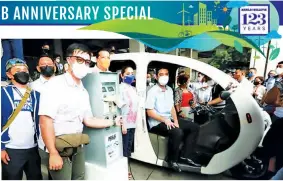  ?? ?? The Pasig City local government inaugurate­s the solar-powered electric vehicles charging station at the City Hall Mega Parking on July 4, 2022. (Photo from Mayor Vico Sotto Facebook page)