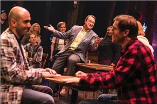  ?? MATTHEW MURPHY — SHN ?? The Broadway musical “Come from Away” manages to create an inspiring tale about the aftermath of 9/11. It’s playing at the Golden Gate Theatre in San Francisco through Feb. 3.