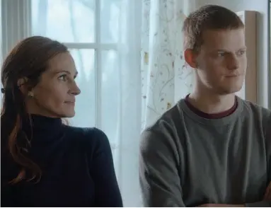  ?? TIFF ?? Julia Roberts and Lucas Hedges in Ben is Back.