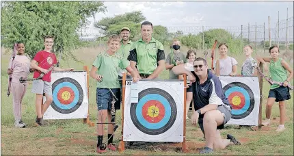  ?? Picture: Supplied ?? Archers from various schools in Kimberley have already started their preparatio­n for the new season that runs from February to October.