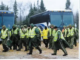  ?? PHOTO D’ARCHIVES, AGENCE QMI ?? En décembre 2015 la Sûreté du Québec avait déployé des moyens colossaux dans cette affaire.