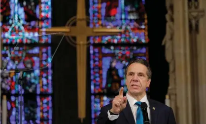  ?? Photograph: Andrew Kelly/Reuters ?? Cuomo at the Riverside church in Manhattan in November. Neither Cuomo nor his spokespeop­le have commented on the latest allegation made against him on Monday night.