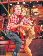  ??  ?? Ed Balls with his dance partner Katya Jones, left, and Melvin Odoom with partner Janette Manrara during a dress rehearsal for Strictly Come Dancing.