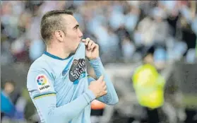  ?? FOTO: EFE ?? Iago Aspas hizo un balance de la temporada en Radio Marca, sin ‘regatear' preguntas