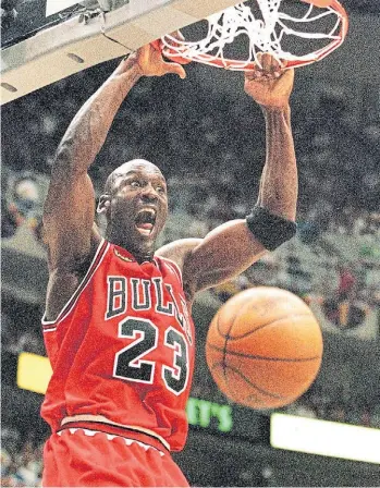  ?? AFP ?? Michael. Jordan conquistó seis anillos con los Bulls y jamás perdió una final de la NBA.