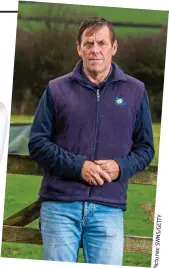  ?? ?? No more chicks: Farmer Mick Thompson realised in April he could no longer afford to keep his hens